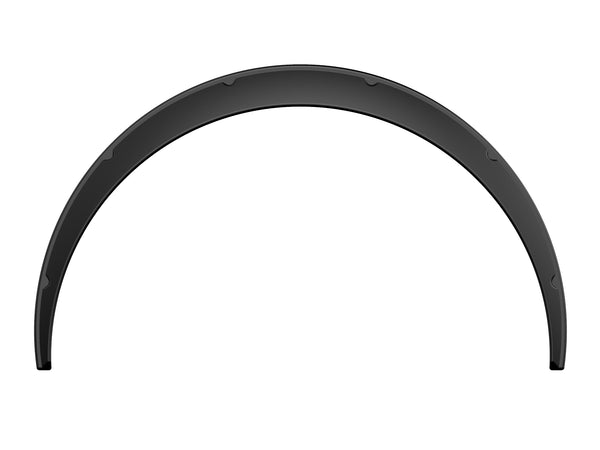 Clinched Classic 3cm (1.2") universal fender flare, front view