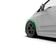 Clinched Classic 3cm (1.2") universal fender flare on a car, three-quarter view render