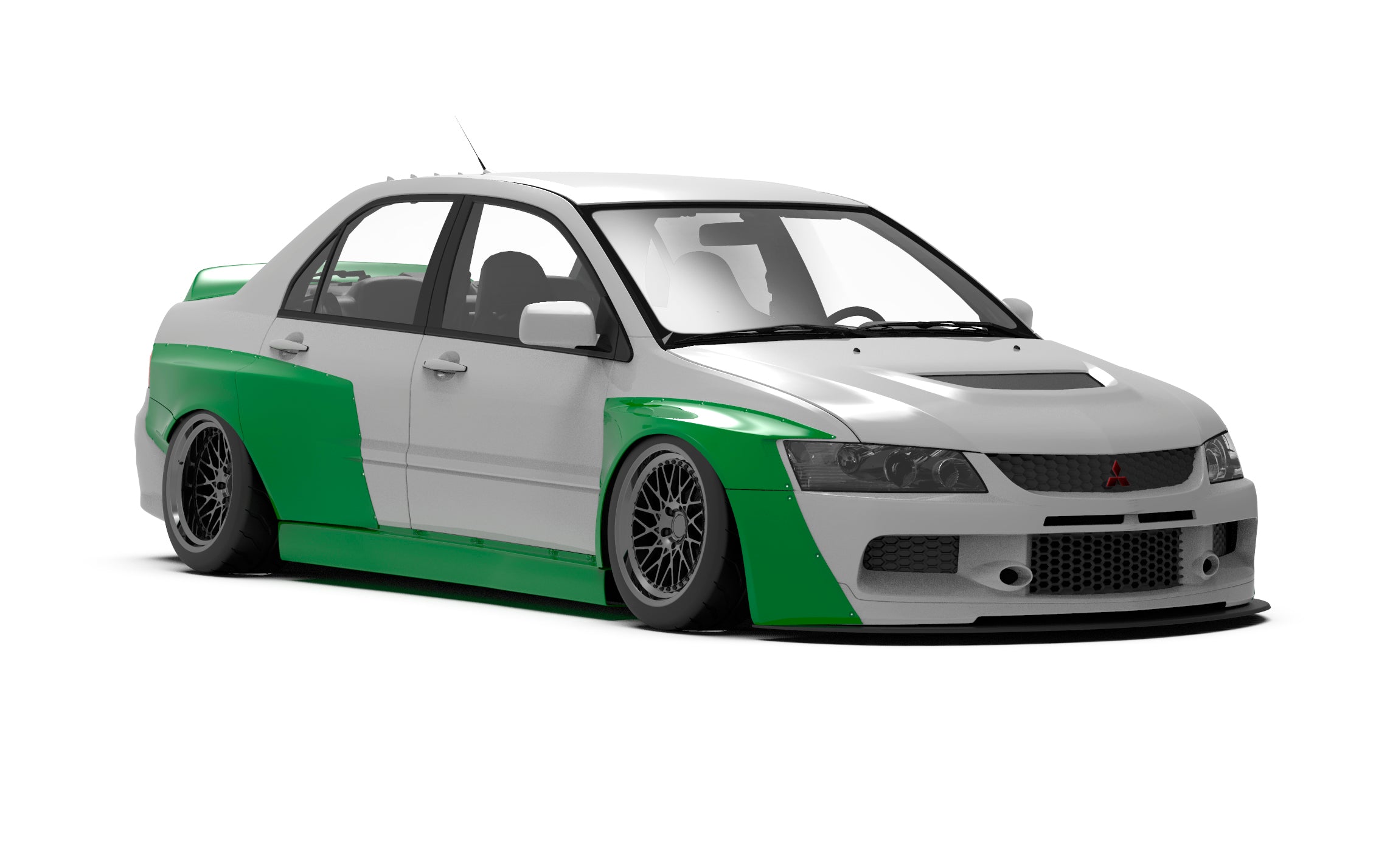 Mitsubishi Lancer Evolution Wide Body Kit Mitsubishi Lancer Evolution