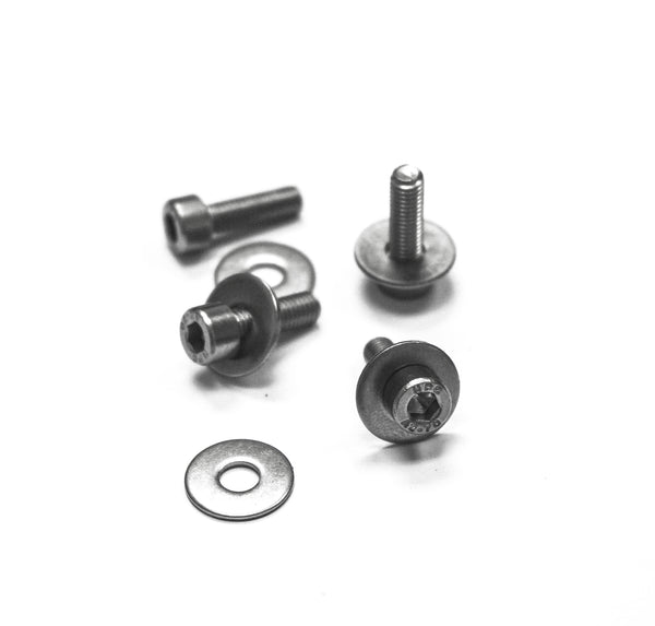 Clinched Type 2 installation hardware kit with socket head bolts and flat washers, view 1