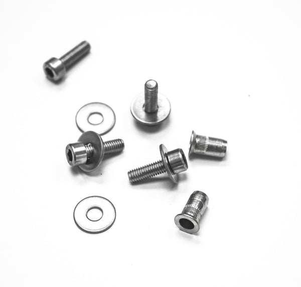 Clinched Type 2 installation hardware kit with socket head bolts and flat washers, view 2