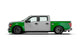 Clinched widebody kit on 2017-2020 Ford F-150 Crew Cab, left side profile view render