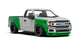 Clinched widebody kit on 2017-2020 Ford F-150 Single Cab, front three-quarter view render