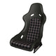 Recaro Classic Pole Position seat — Black Leather / Classic Checkered (view 1)
