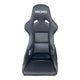 Recaro Pole Position (ABE) seat — Black Artificial Leather, Black Shell (view 2)